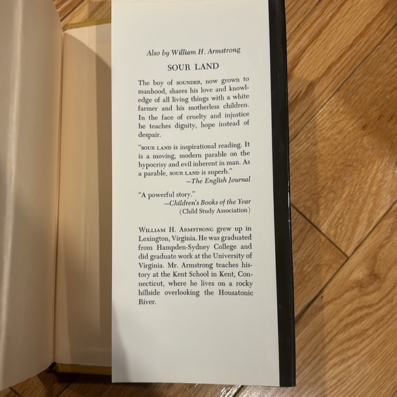 Sounder by William H. Armstrong - Book - Picture 4 of 7